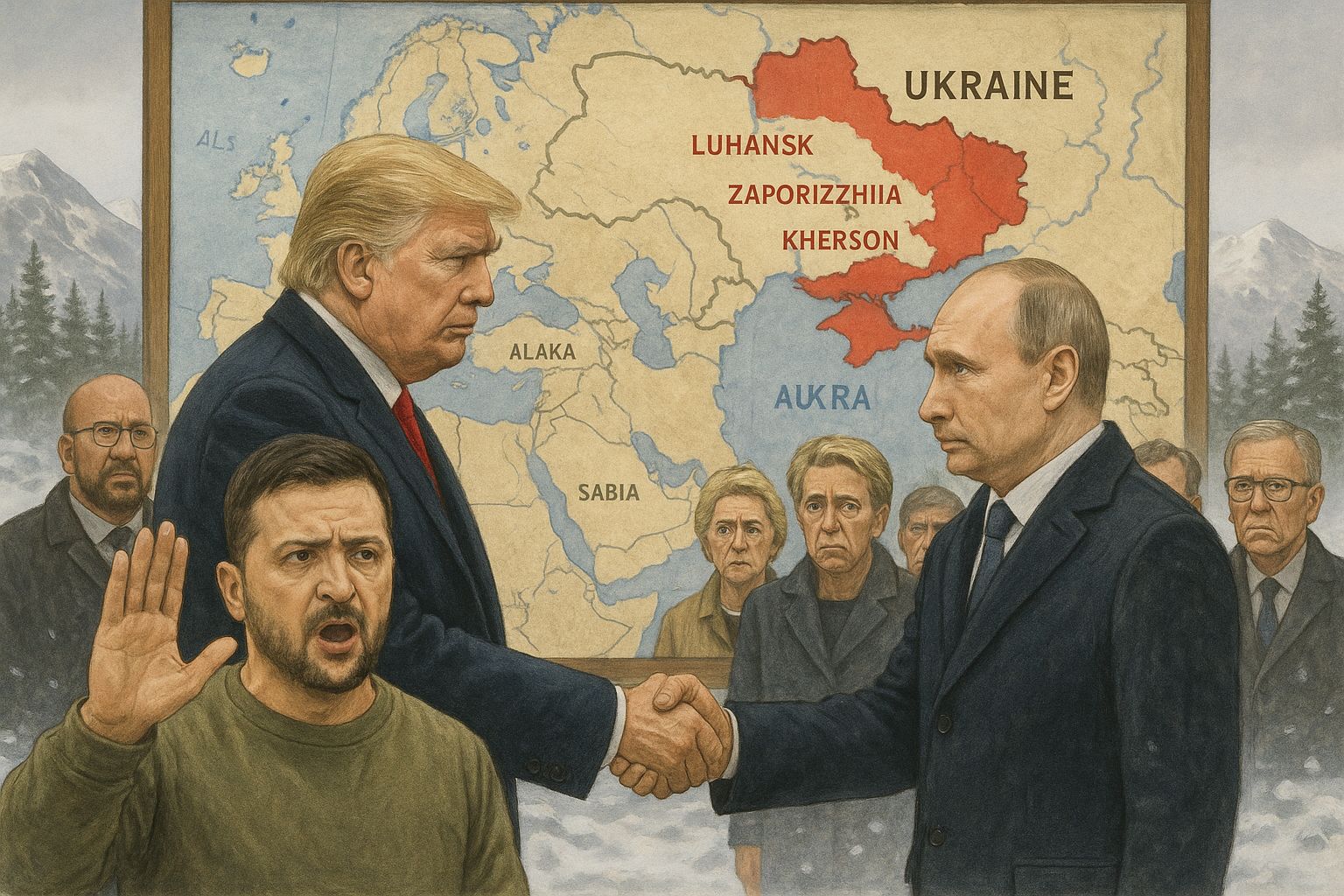 Trump’s ‘SECRET LAND DEAL’ With Putin Ahead Of Alaska Meeting