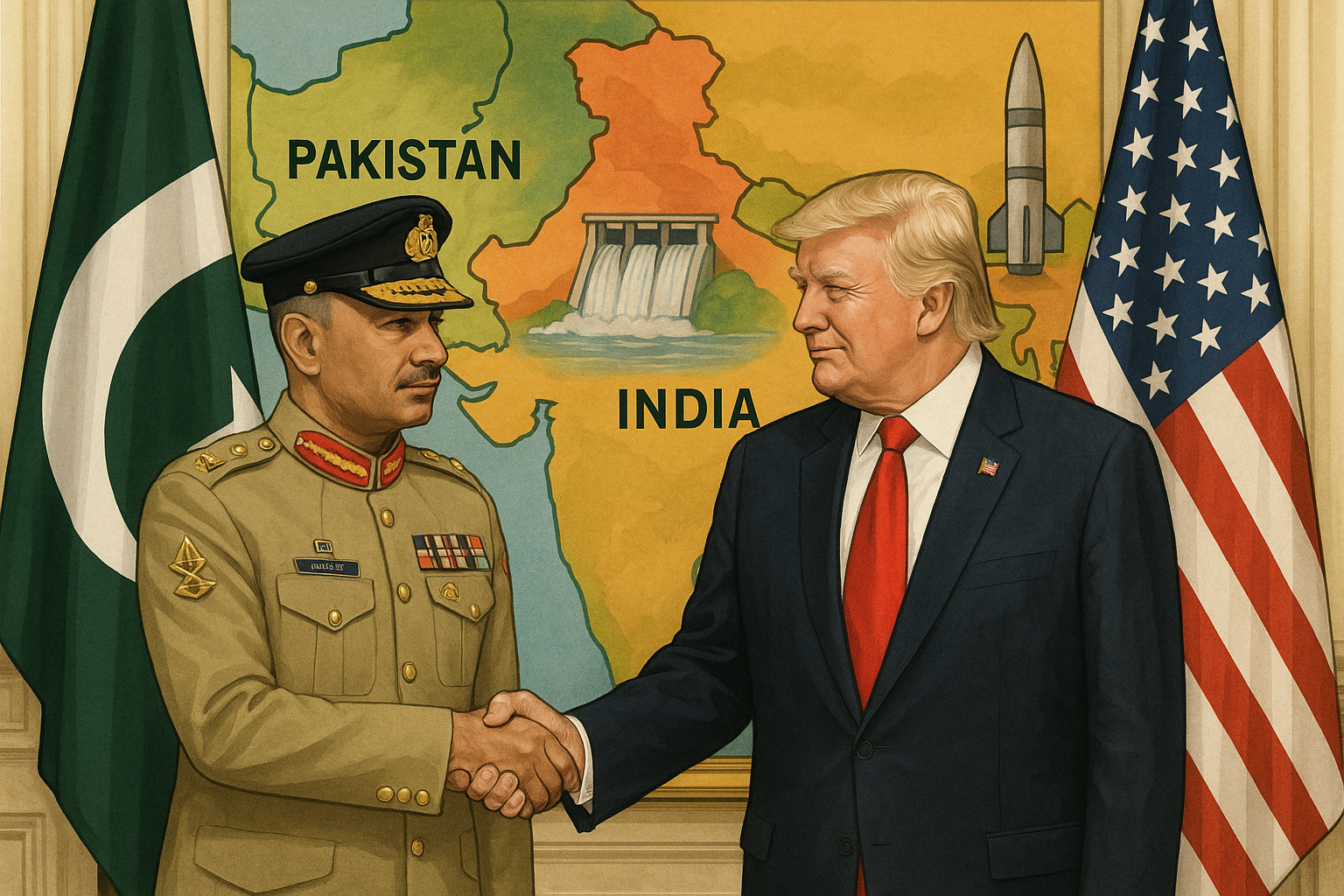Missiles on Indian Dams ASIM MUNIR CRAZY WARNING TO INDIA