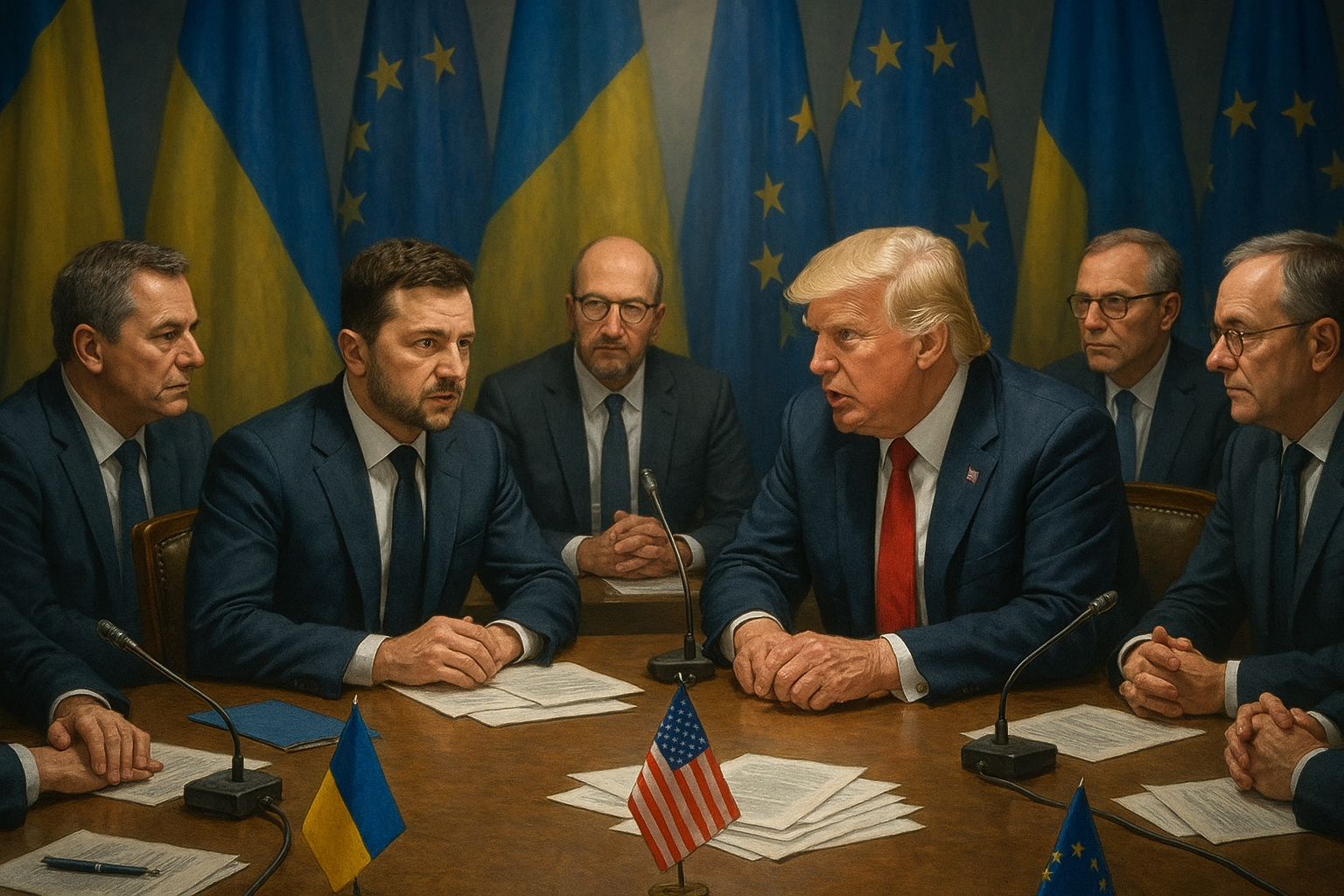 Trump–Zelensky peace meeting