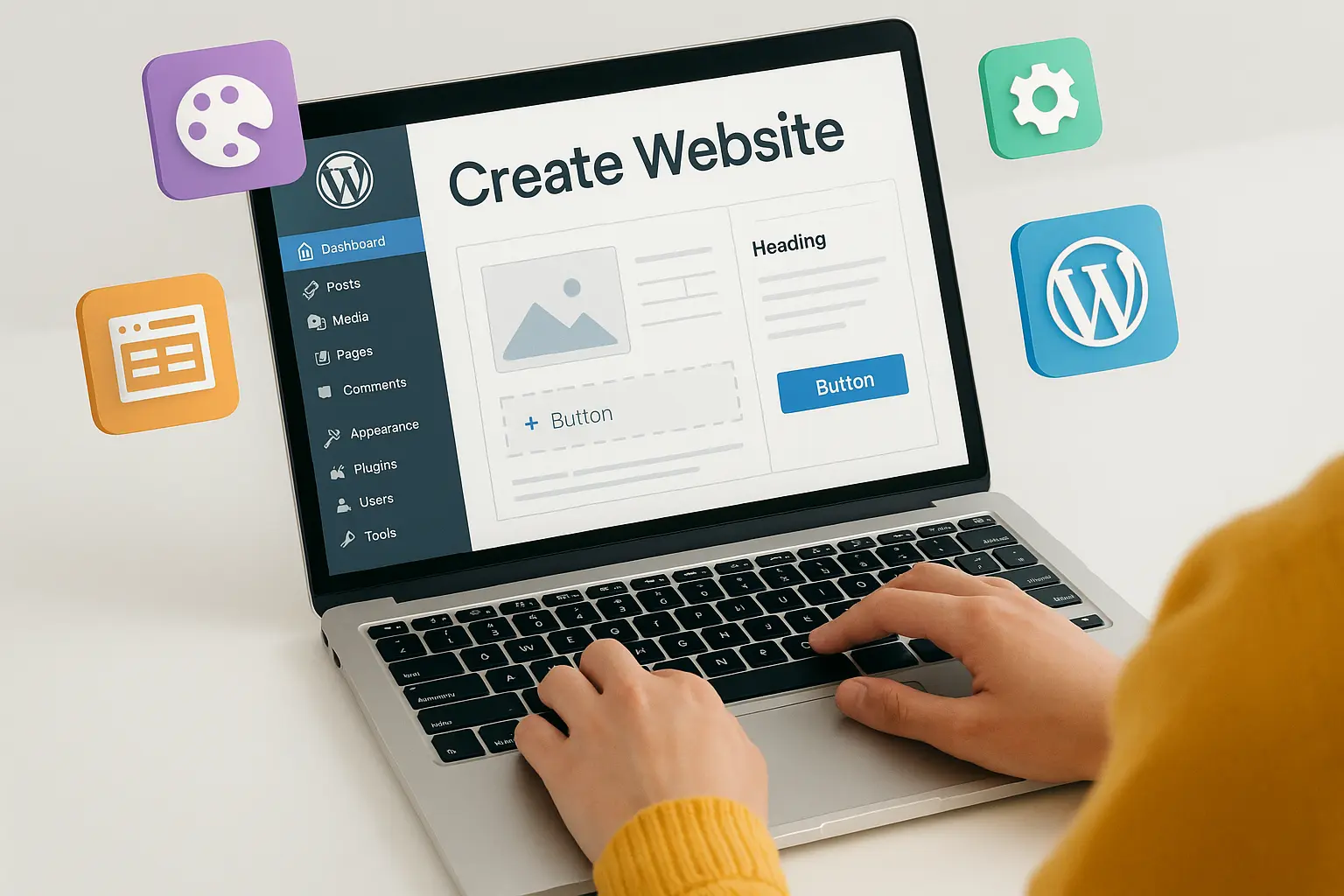 make website using wordpress