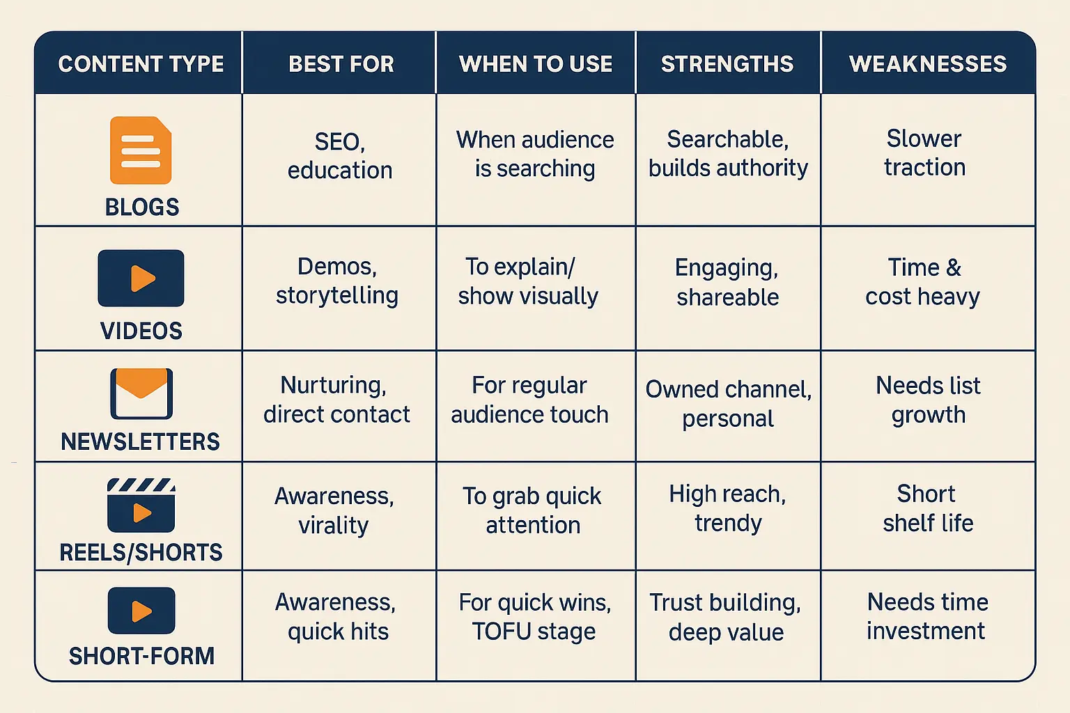 Content Types Explained