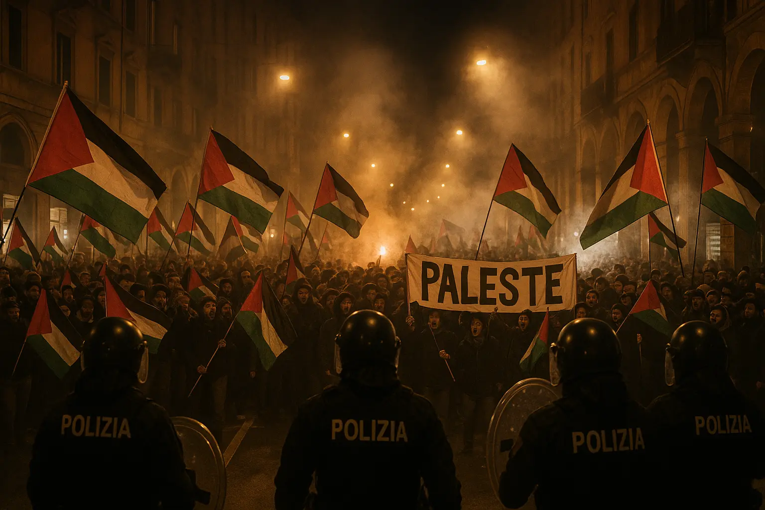 Italy is Facing Large-Scale Protests